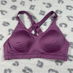 CALIA purple racerback sports bra LARGE